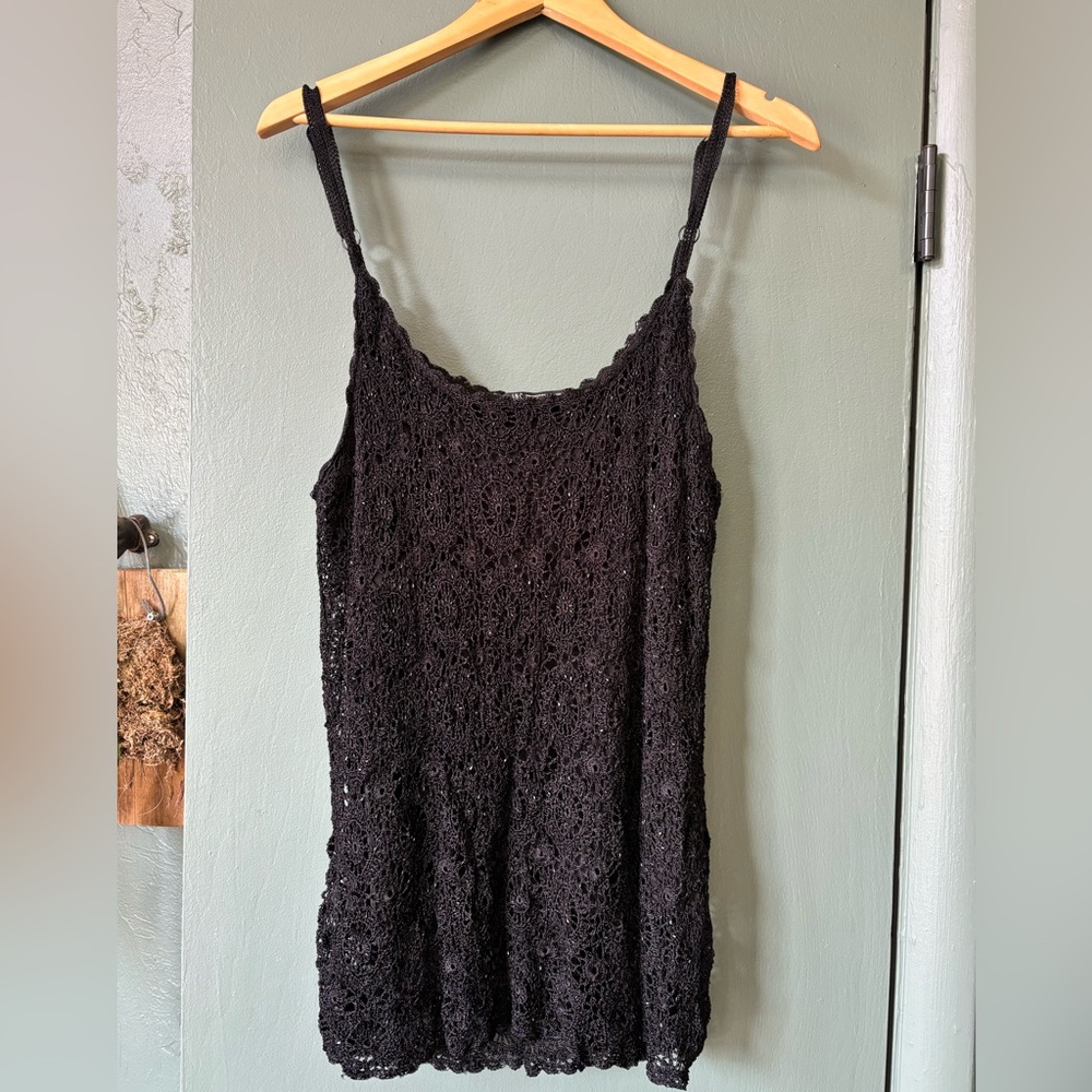 Beaded & crochet INC., tank for women.